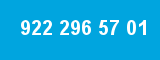 922 296 57 01 922 296 57 01